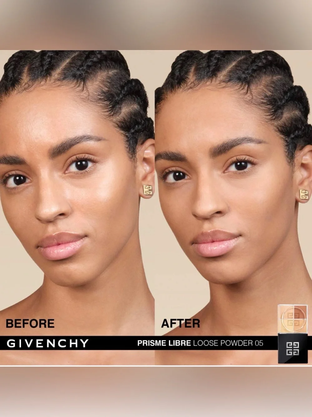 Givenchy Prisme Libre 4 in 1 MatteLoose Powder Shade 5, 24Hr Shine Control NWT